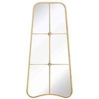 Charles Bentley Copenhagen Mirror in Gold Weather Resistant