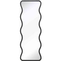 Charles Bentley Amsterdam Mirror in Black Weather Resistant