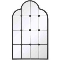 Charles Bentley Monaco Garden Mirror Weather Resistant Wall Mount