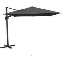 Charles Bentley 3.5M Premium Quality Cantilever Umbrella Parasol Grey