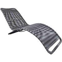 Charles Bentley Zanzibar Sun Lounger Grey