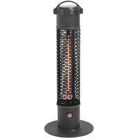 Charles Bentley 1200W Electric Outdoor Tower Heater for Patio or Garden