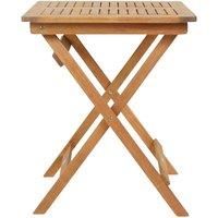 Charles Bentley Wooden Square Foldable Table FSC Certified