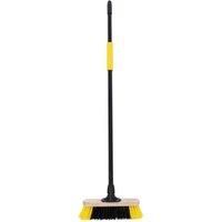 Bulldozer 11" Soft Dual Bristle Wooden Broom