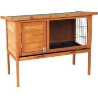 Charles Bentley FSC Wooden Raised Pet Hutch Guinea Cage Run Cleaning Tray