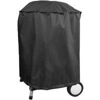 Charles Bentley Bbq Premium Polyester Canvas Black Waterproof Kettle Bbq Cover