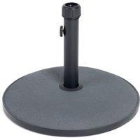 Charles Bentley 15Kg Round Concrete Parasol Base Umbrella Stand In Grey