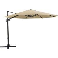 Charles Bentley 3.5M xLarge Round Cantilever Parasol  Beige