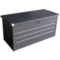 Charles Bentley Metal Storage Chest w/ Lock & Key Waterproof Seal Hydraulic Lid