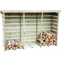 Charles Bentley FSC Nordic Spruce Triple Log Store