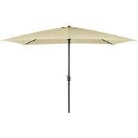 Charles Bentley 3m x 2m Rectangular Garden Umbrella Beige Or Light Grey