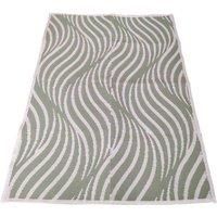 Charles Bentley Green Weatherproof Indoor/Outdoor Rug 120x170