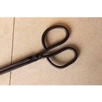 Cypress Fireside Tongs Iron Black Antique