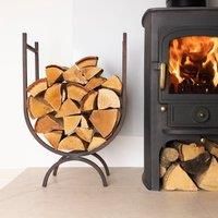 Charles Bentley Rosewood Large Log Holder, Black