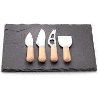 Taylor s Eye Witness Brooklyn Slate Beech Cheese Board & Cheese Knife Set