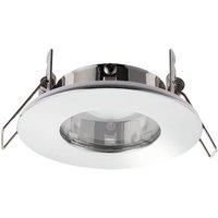 Saxby CosmosValue Fixed Fire Rated Recessed Downlight Chrome (433RE)