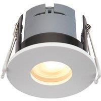 Saxby CosmosMidi Fixed Fire Rated LED Recessed Downlight White 6W 630lm 4 Pack (520RE)