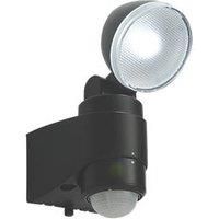 Saxby Laryn Outdoor LED Floodlight With PIR Sensor Black 1 x 2W 160lm (5278J)