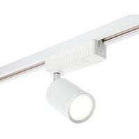 Saxby Cora LED 1-Circuit Track Spotlight Gloss White 7W 585lm (3706P)