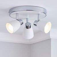 Dunelm Masterlite Alto 3 Spotlight Ceiling Light - (Matt White) B+