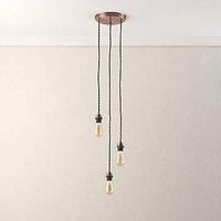 Quay Design Cable Set 3-Light Cable Set Pendant Antique Copper (208VG)