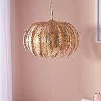 Quay Design Denebola Pendant Light Gold Leaf (552VG)