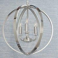 Quay Design Spirit Ceiling Pendant Bright Nickel (581VG)