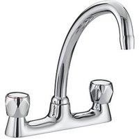 Bristan Value Club Budget Kitchen Sink Mixer Tap Deck Mounted - Chrome