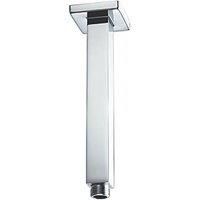 Shower Arm Square Ceiling Fed Mounted 200mm Length Chrome Bristan New
