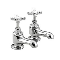 Bristan N 3/4 C CD 1901 Bath Pillar Taps - Chrome