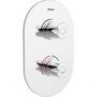 Bristan Artisan Double Concealed Thermostatic Shower Valve Bristan  - Size: 26cm H X 16cm W X 11cm D