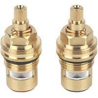 Bristan 1/2" BSP Quarter Turn Ceramic Tap Valves Pack (8367J)