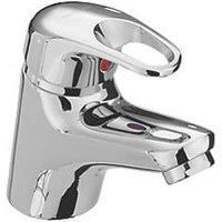 Bristan Basin Mono Mixer Tap Clicker Waste Chrome Single Lever Contemporary