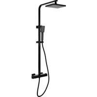 Bristan Iris Bar Mixer Shower With Diverter  Black