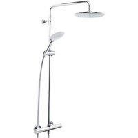 Bristan Carre Rear-Fed Exposed Chrome Thermostatic Mixer Shower (943JK)
