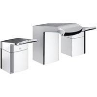 Bristan Descent 3 Hole Chrome Bath Filler Tap