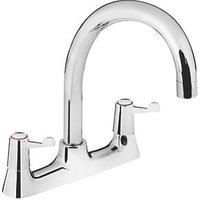 Bristan VAL2 DSM C CD Value Deck & Bridge Sink Mixers, Chrome