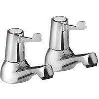 Bristan VAL2 1/2 C CD Value Basin Taps, Chrome