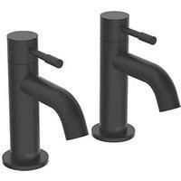 Bristan Mila Bath Pillar Taps Black (MI 3/4 BLK)