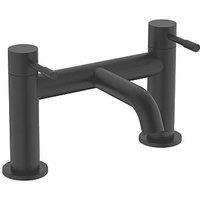 Bristan Mila Deck-Mounted Bath Filler Tap Black (810JE)
