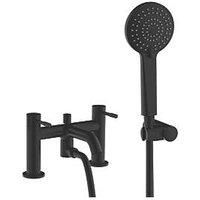 Bristan Mila Bath Shower Mixer Tap Pillar Mounted - Black