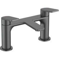 Bristan Frammento Bath Filler Tap - Brushed Anthracite