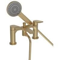 Bristan Frammento Bath Shower Mixer Tap - Brushed Brass