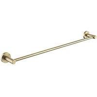 Bristan RD BB Round Towel Rail, Brushed Brass