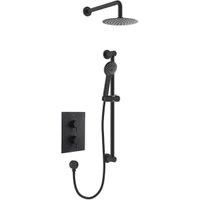Bristan BLK SHWR PK Apelo Concealed Dual Control Shower Pack, Black