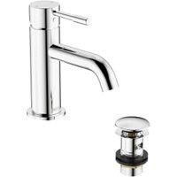 Bristan Mila Basin Mixer Tap with Clicker Waste - Chrome