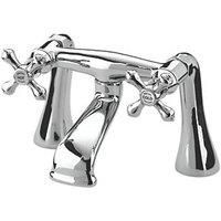 Bristan Bath Filler Tap Traditional Chrome Cross Head Full Turn Operation