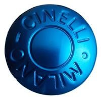 Cinelli Milano Bicycle Grip Handlebar End Caps Aluminum Alloy Plugs Blue