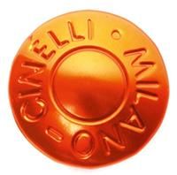 Cinelli Anodized Milano Bar End Plugs Pair, Orange, One Size