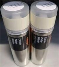 CITROEN POLAR WHITE SPRAY PAINT 300ML HALFORDS X2